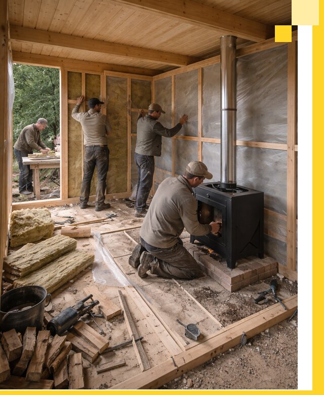 Профессиональный монтаж бань под ключ в Черемхове для дома