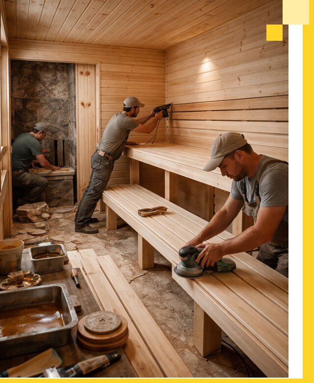 Профессиональная отделка бань в Черемхове под ключ, с гарантией