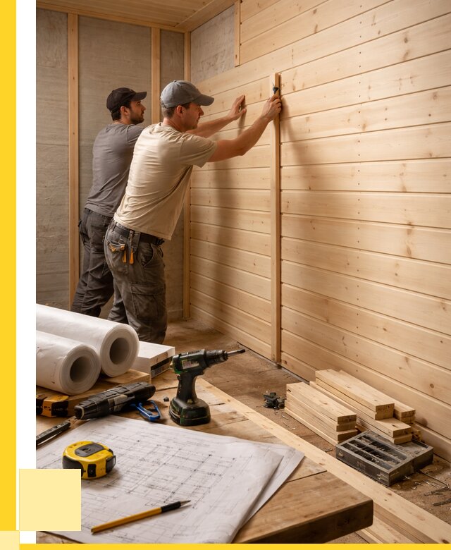 Обшивка бани вагонкой в Черемхове от 1251 р., ЭриданЧрм