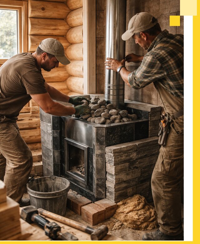 Строительство и отделка русских бань под ключ в Черемхове