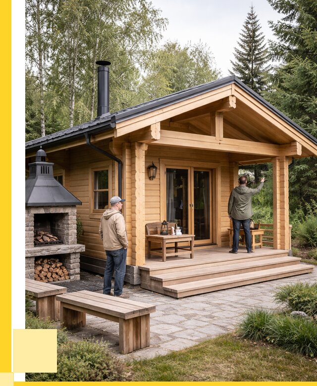 Деревянные бани под ключ в Черемхове от 469170 р. | ЭриданЧрм