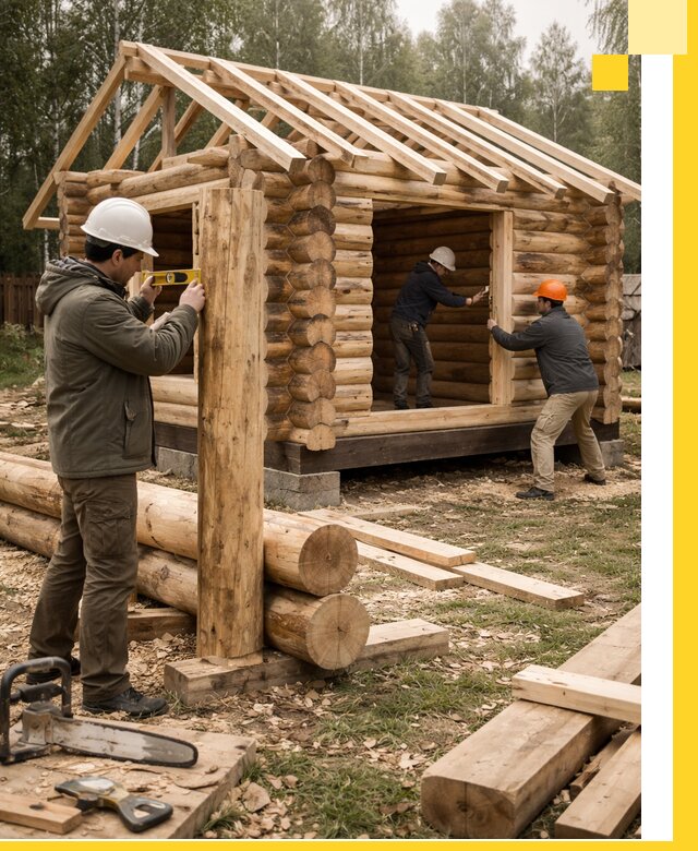 Строительство бань для дачи под ключ в Черемхове с доставкой и монтажом