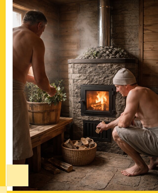 Банные печи под ключ в Черемхове от 46917 р. | ЭриданЧрм кирпичная