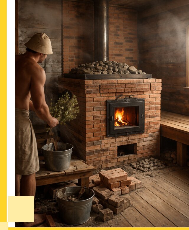 Кирпичные банные печи в Черемхове от 93834 р. | ЭриданЧрм