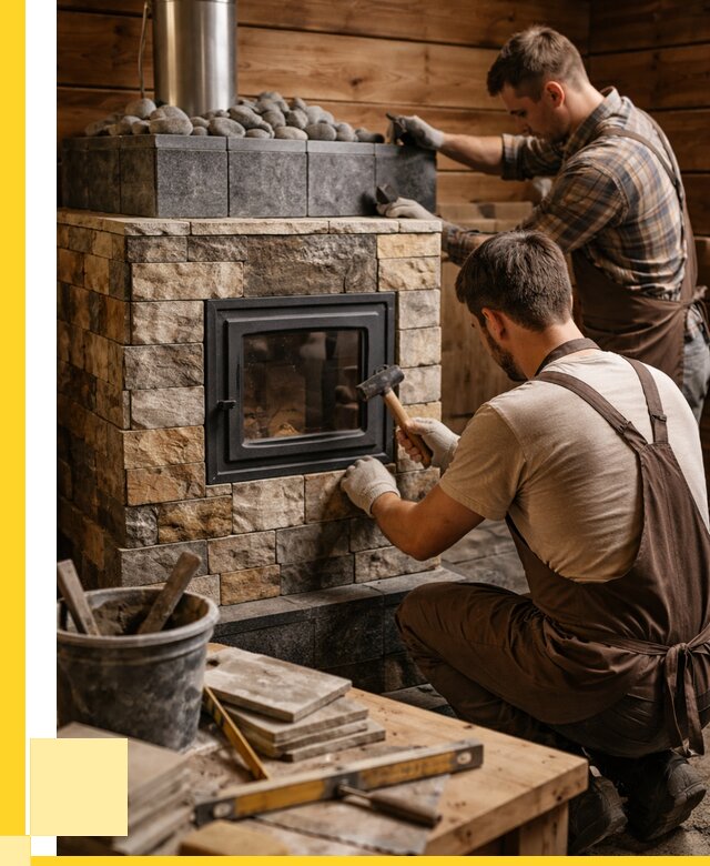 Облицовка банной печи в Черемхове от 15639 р. | ЭриданЧрм