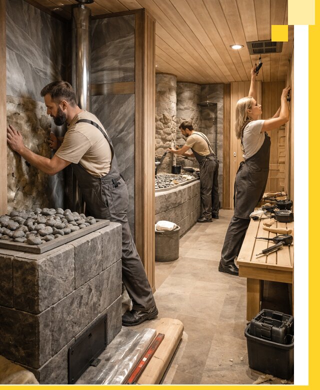 Строительство бань и SPA процедур в Черемхове под ключ и отделкой