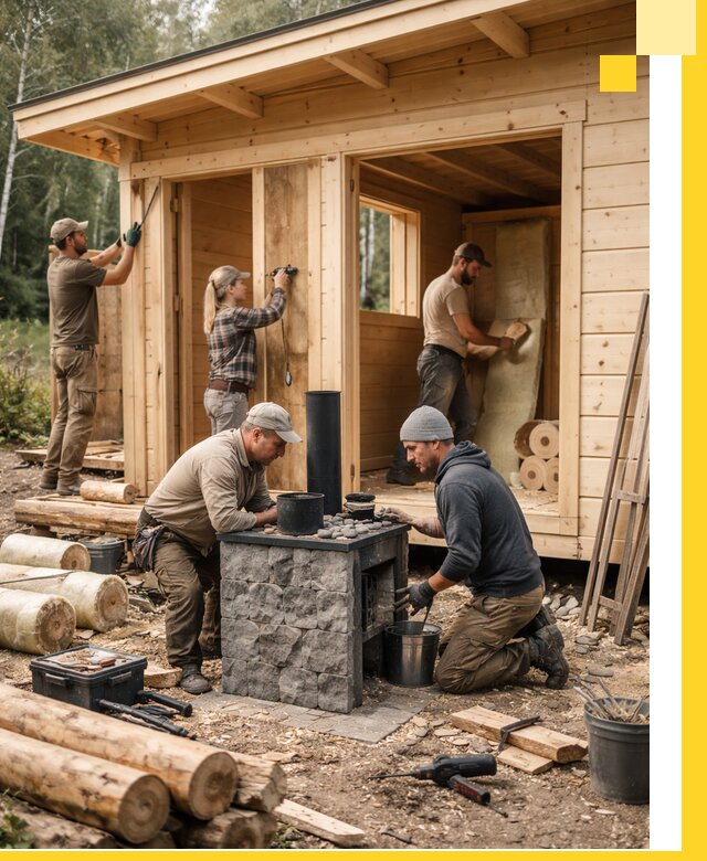 Купить баню под ключ в Черемхове строительство монтаж отделка