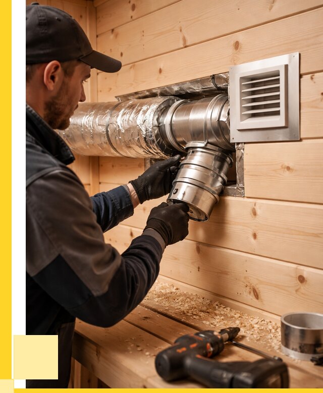 Монтаж вентиляции бани в Черемхове от 12511 р. | ЭриданЧрм