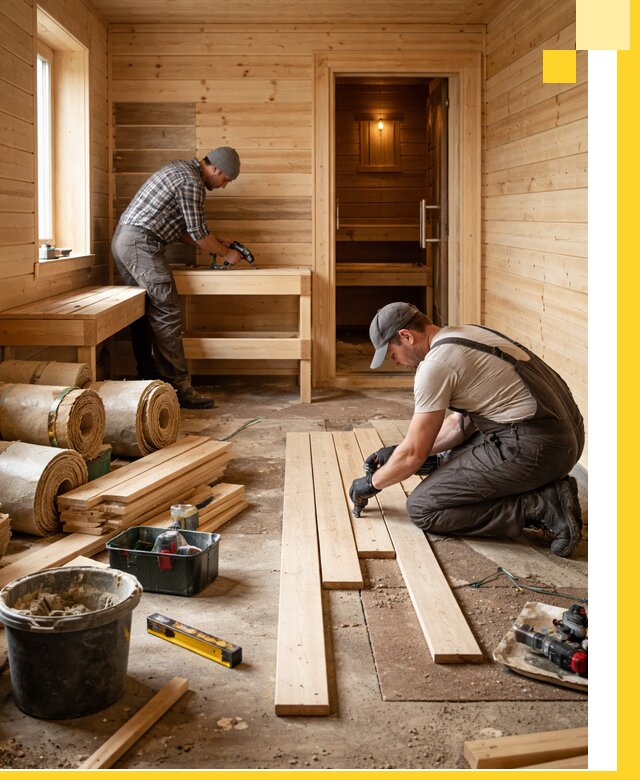 Индивидуальный проект бани с комнатой отдыха под ключ в Черемхове