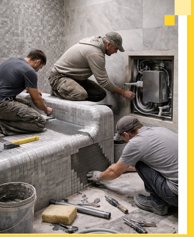 Проекты хамамов под ключ в Черемхове и дизайн и строительство