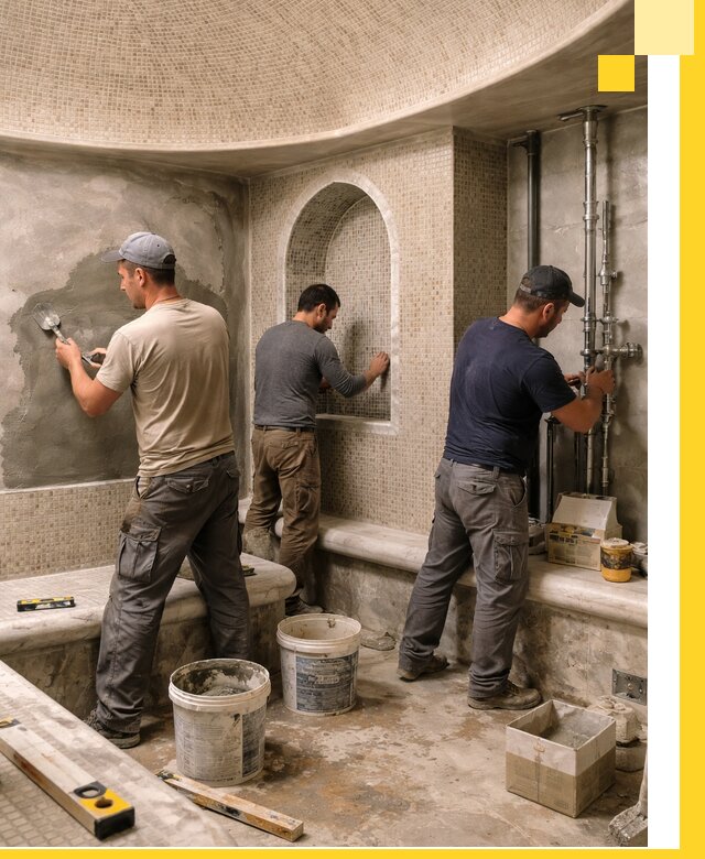 Профессиональный монтаж хамамов под ключ в Черемхове с гарантией