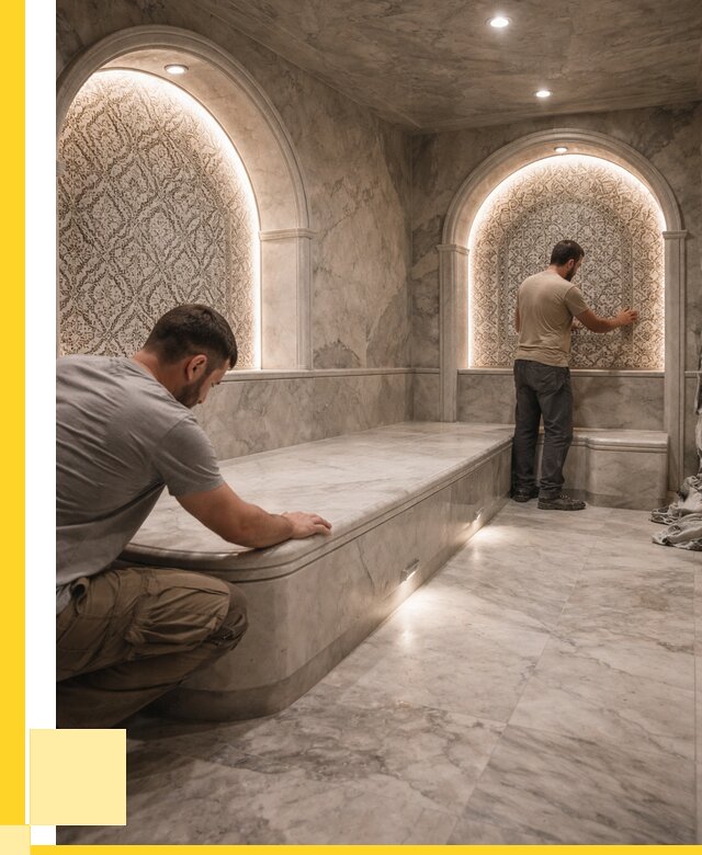 Турецкие бани под ключ в Черемхове от 260650 р. | ЭриданЧрм