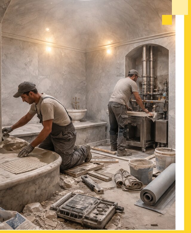 Строительство турецких бань хаммам под ключ в Черемхове