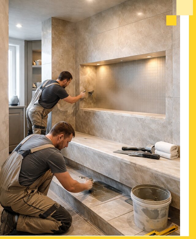 Профессиональное строительство хамама в квартире в Черемхове