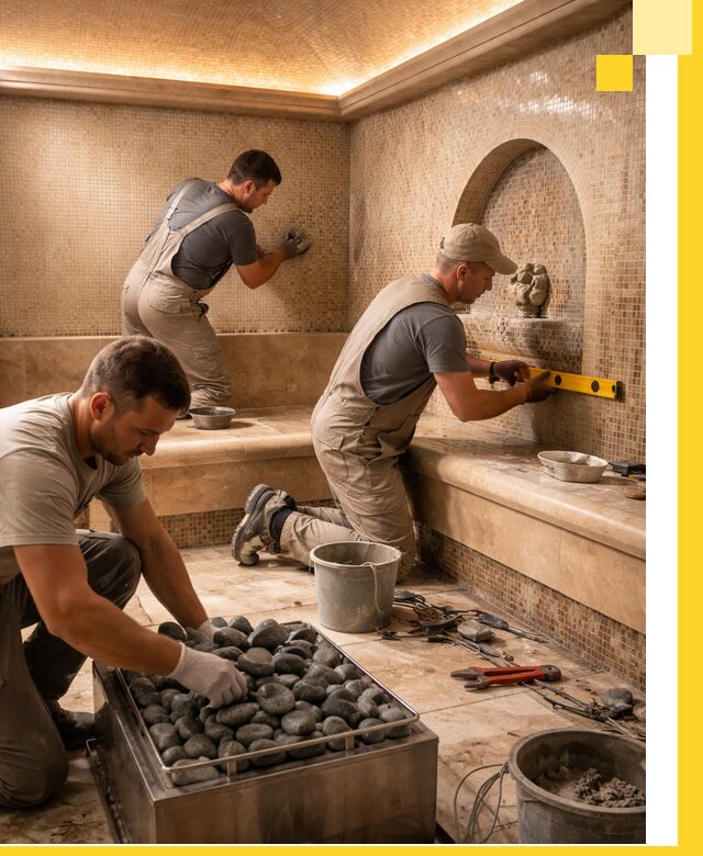 Проектирование и строительство хамама и сауны в Черемхове