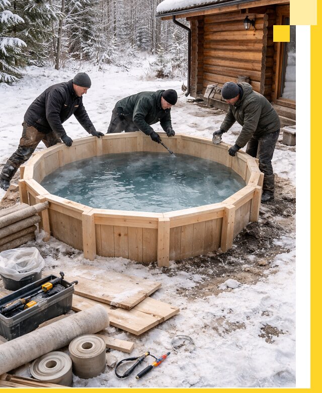 Изготовление и установка ледяных купелей под ключ в Черемхове