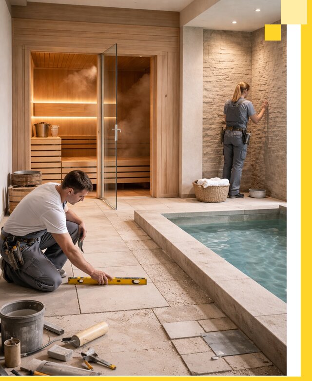 Комплексный дизайн и отделка интерьеров SPA под ключ в Черемхове